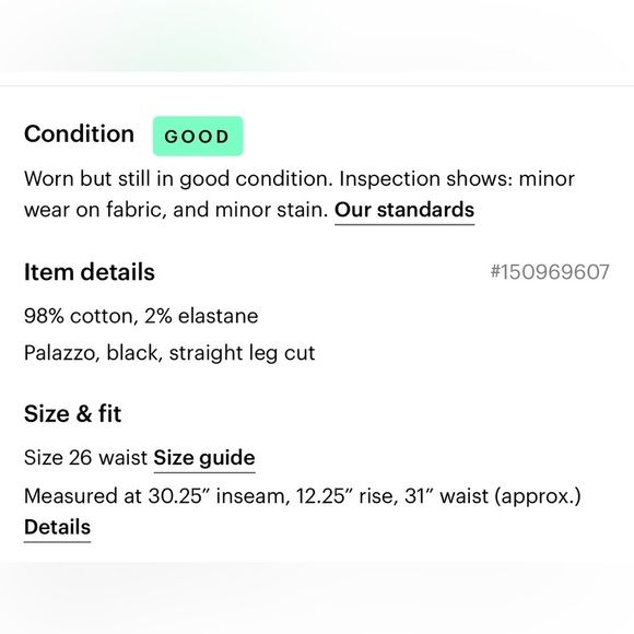 Hudson Size 26 Jeans - Picture 3 of 3
